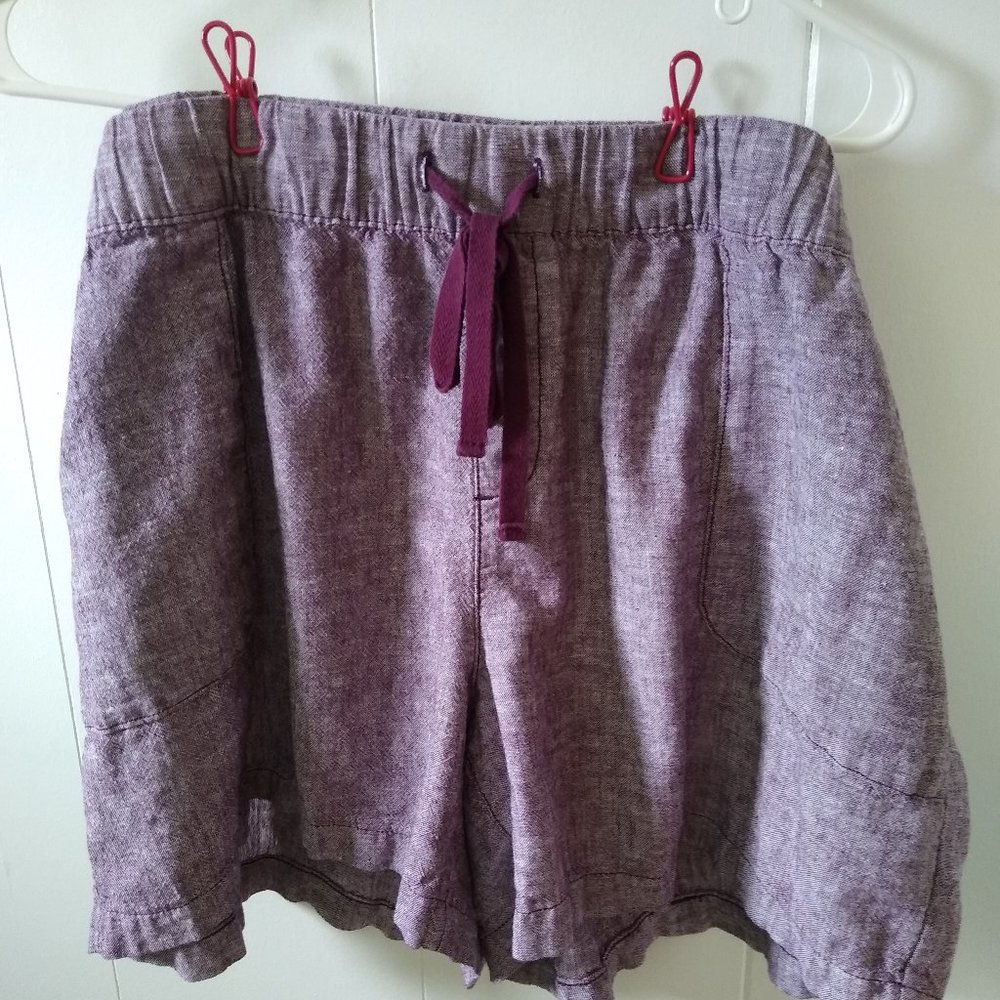 Lane Bryant Merle Linen Blend Shorts 22/24